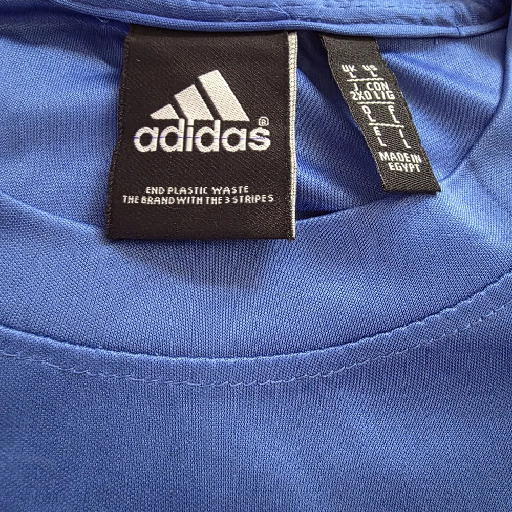 Adidas Men's Athletic Blue T-Shirt Size L NWT - Picture 3 of 5